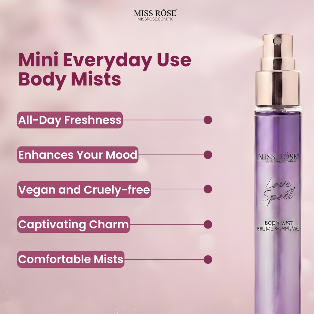 Miss Rose Mini Everyday Use Body Mists