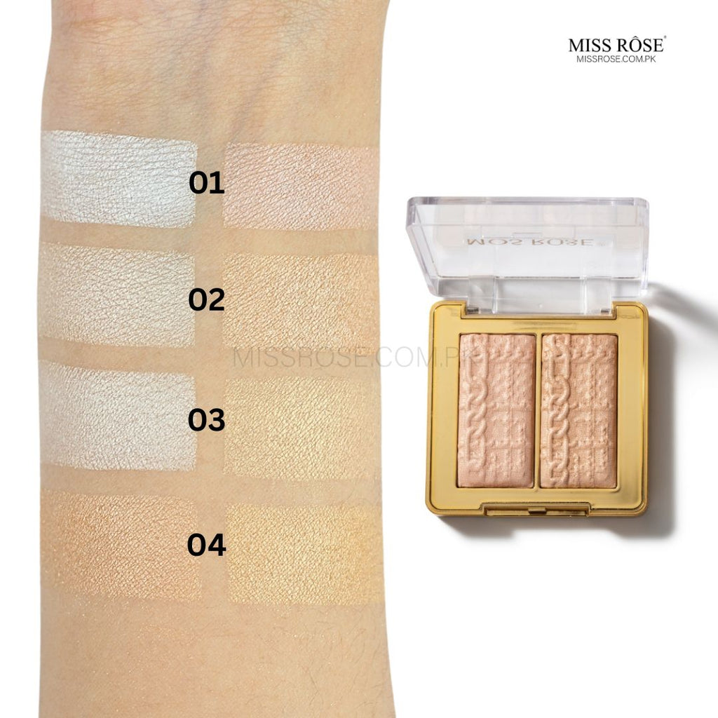 Miss Rose 2 in 1 Highlighter Palette