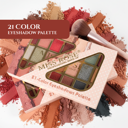 Miss Rose 21-Color Eyeshadow Palette
