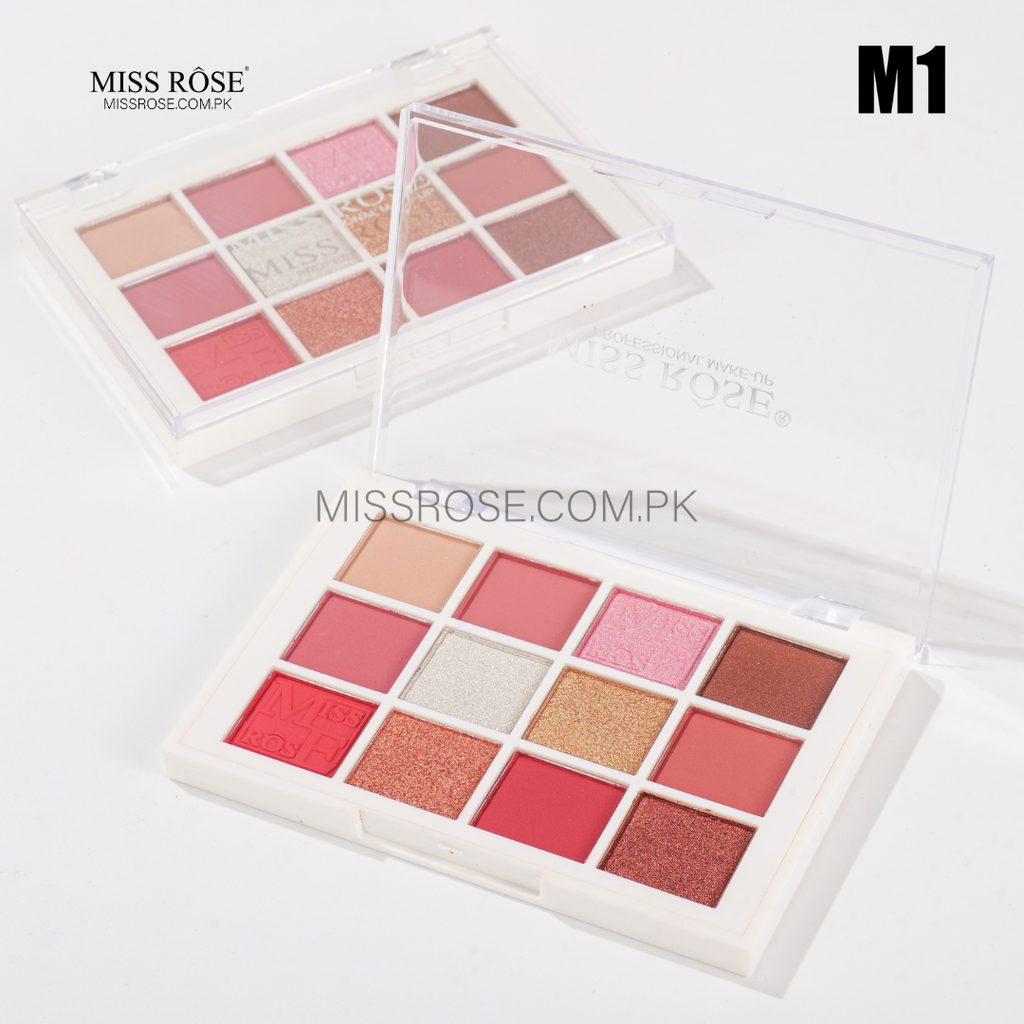 Miss Rose 12-Color Eyeshadow Palette