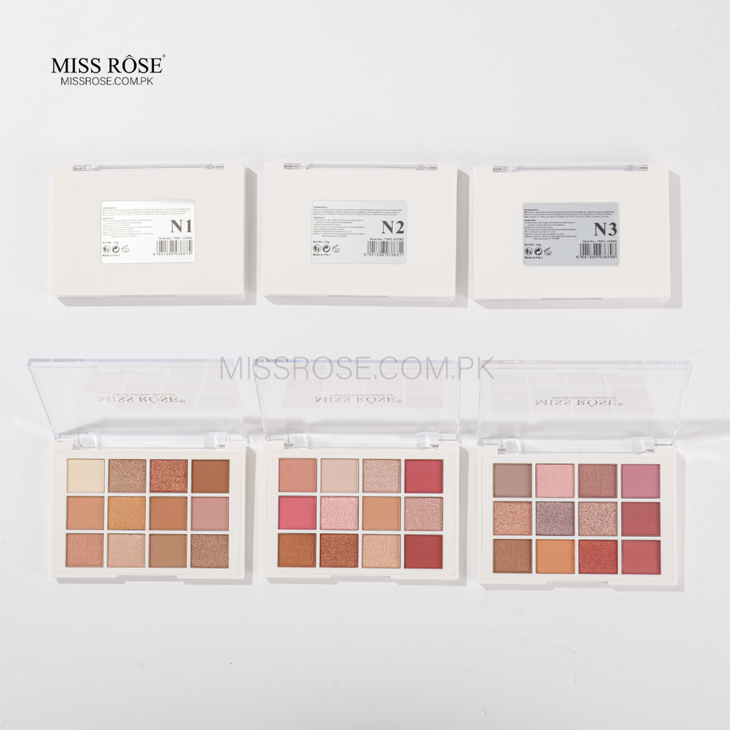 Miss Rose 12-Color Eyeshadow Palette