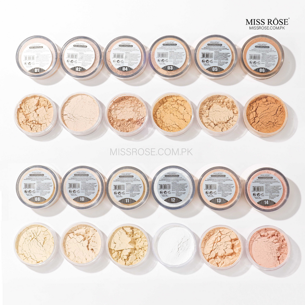 Miss Rose Luxury Rose Gold Matte Setting Powder