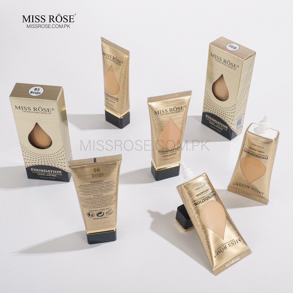 Miss Rose Transparent+ Moisturizing Long Lasting Foundation