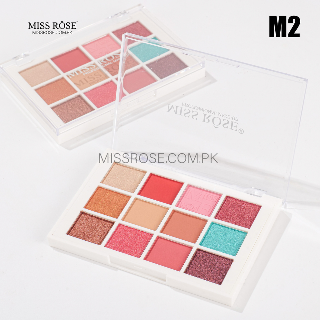 Miss Rose 12-Color Eyeshadow Palette