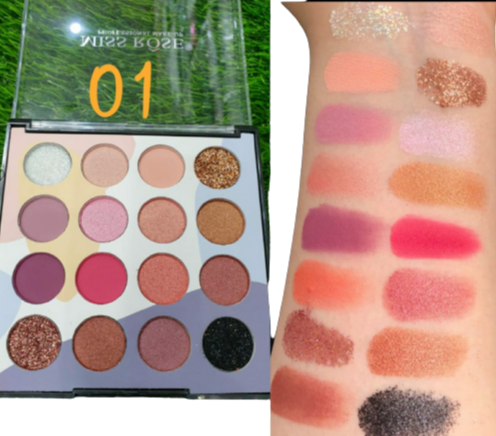 Miss Rose 16 Colour Eyeshadow Palette