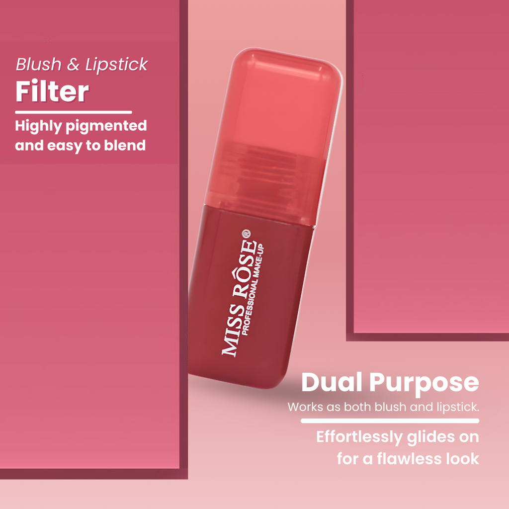 Miss Rose Blush and Lipstick Filter