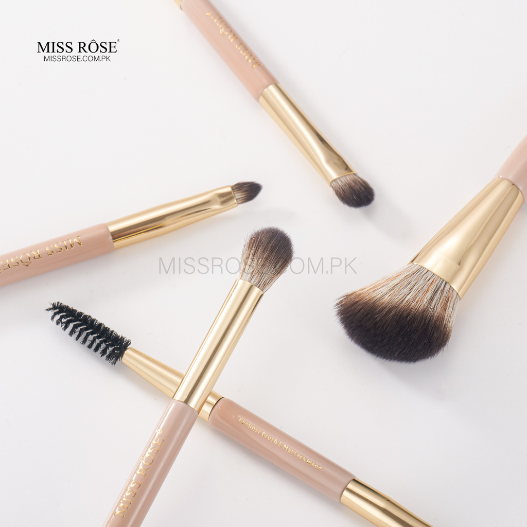 Miss Rose Professional 2-in-1 Dual-Ended Brush Set