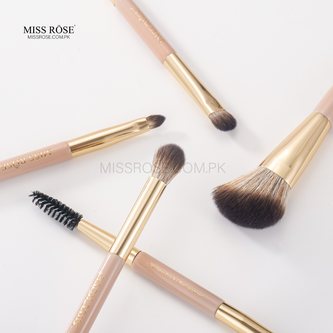 Miss Rose Professional 2-in-1 Dual-Ended Brush Set