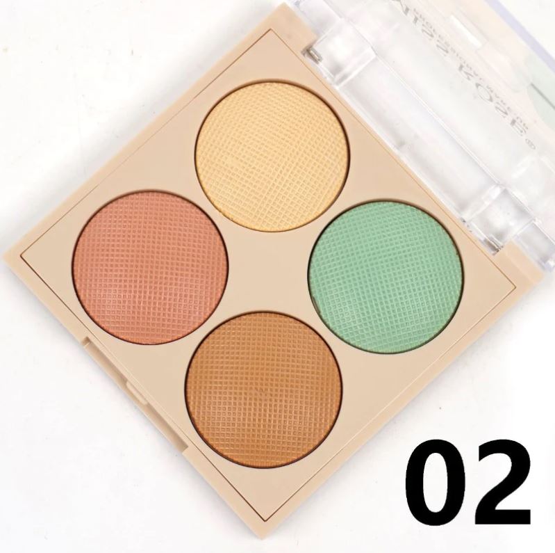 Miss Rose 4 Color Concealer Contour palette