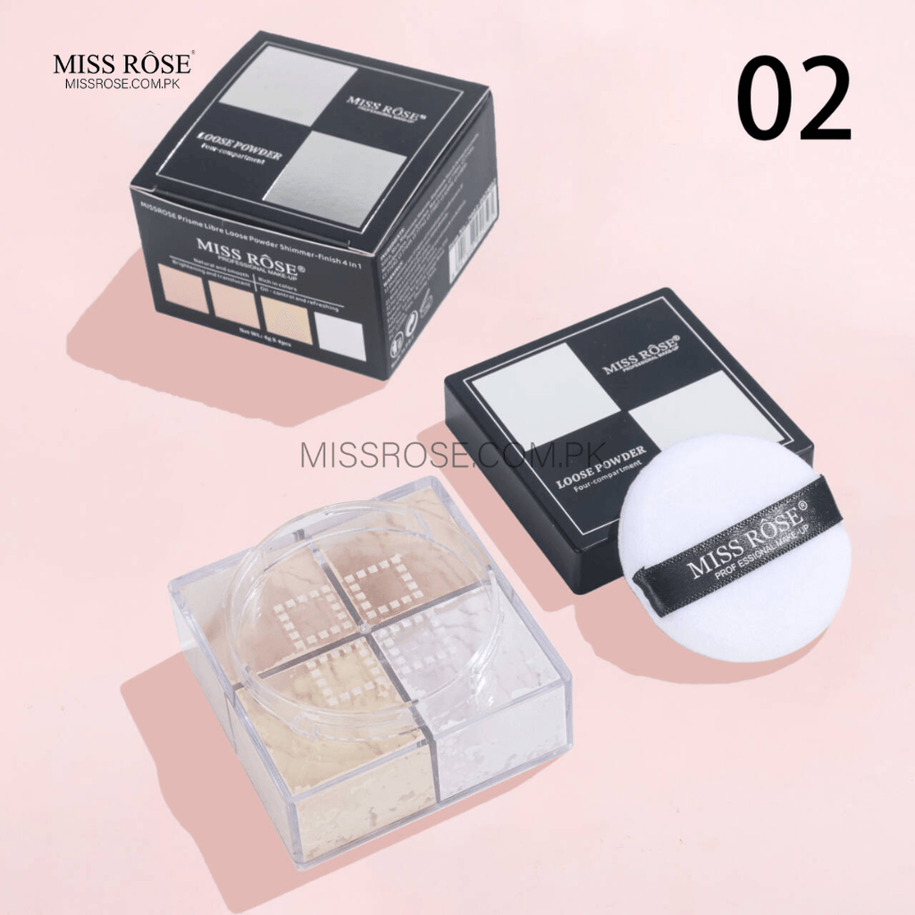 Miss Rose Prisme Libre 4-Color Loose Powder