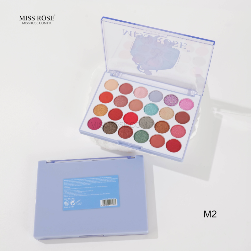 Miss Rose 24-Color Versatile Eyeshadow Palette