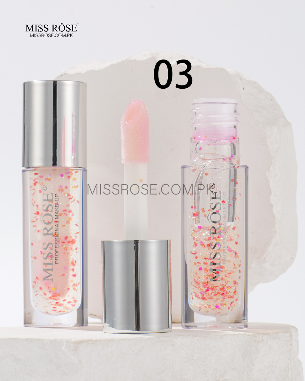 Miss Rose Glistening Magic Lip Oil