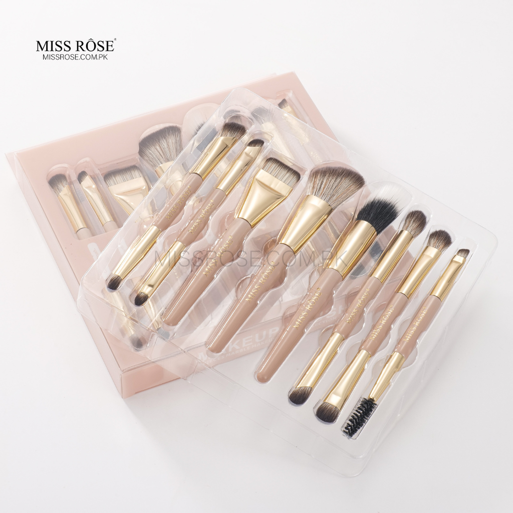 Miss Rose Professional 2-in-1 Dual-Ended Brush Set
