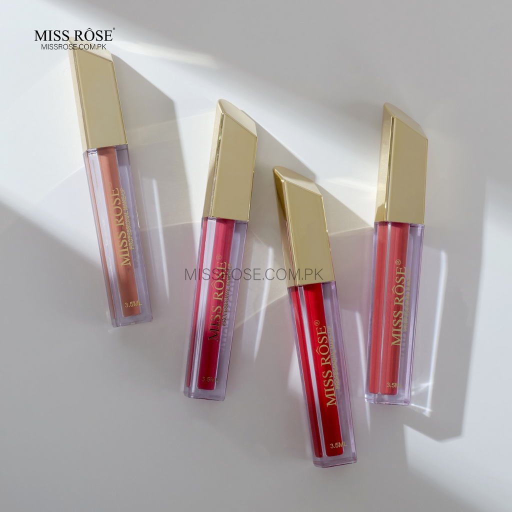 Miss Rose Princess Fan Crystal Lip Gloss