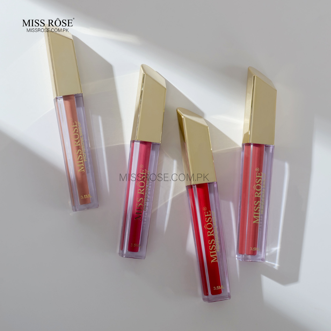Miss Rose Princess Fan Crystal Lip Gloss