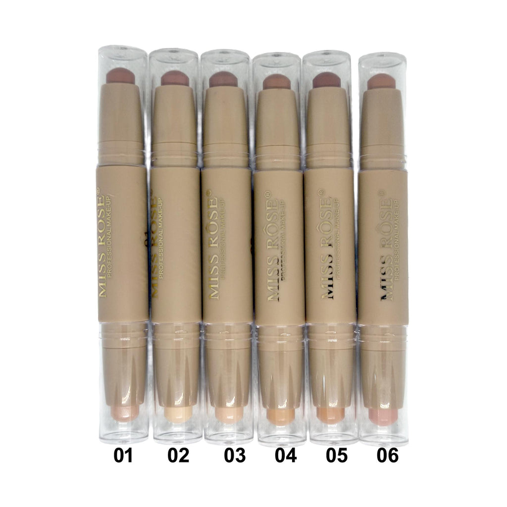 Miss Rose Nude Dual Ended Highlight and contour stick