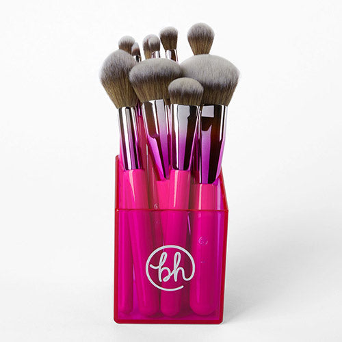 Midnight Festival Brush Set 10 Piece Brush Collection with Brush Holder