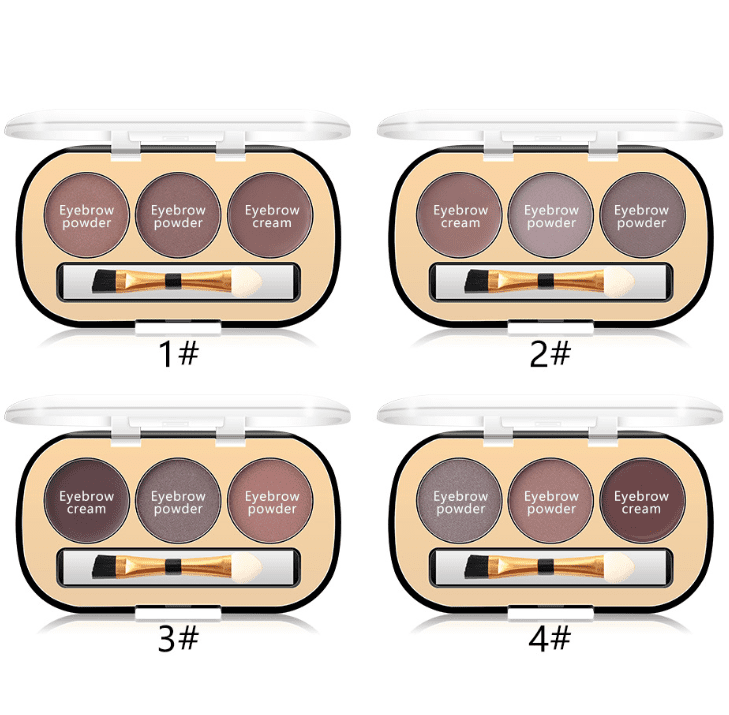 Miss Rose 3 Colors Eyebrow Powder