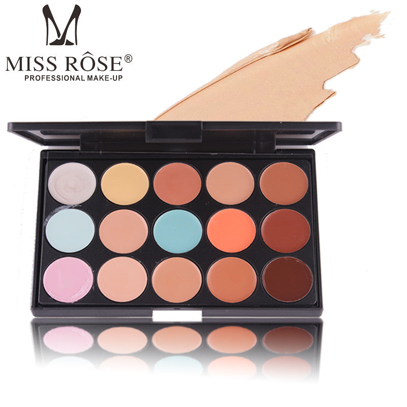 Miss Rose 15 Colours Concealer and Contour Palette Makeup Cream
