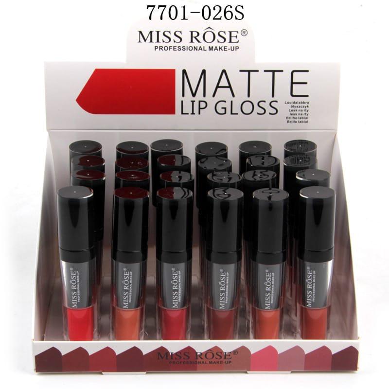Miss Rose Nude Matte Lip Gloss (Set of 6)