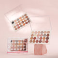 Miss Rose 24 Color Small Round Pearl Eyeshadow Palette