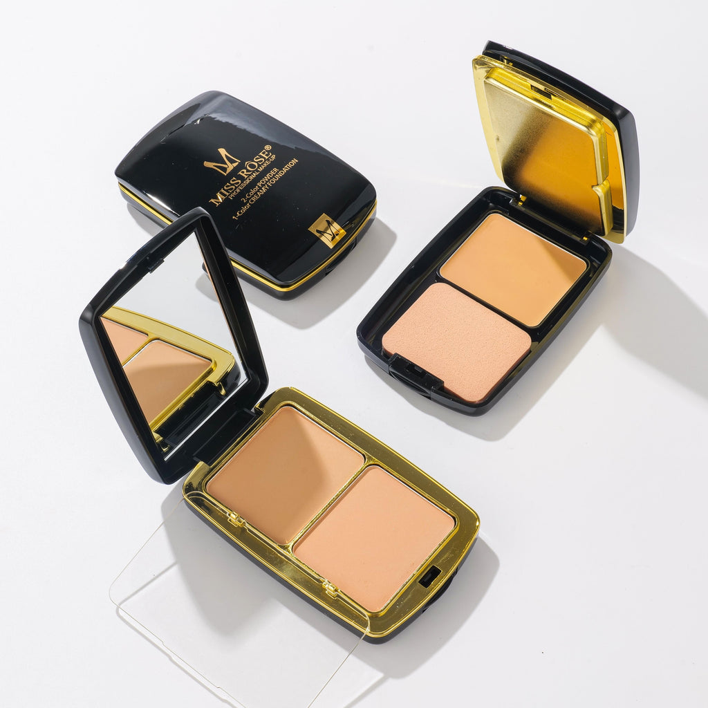 Miss Rose 2 Color Powder & 1 Color Creamy Foundation