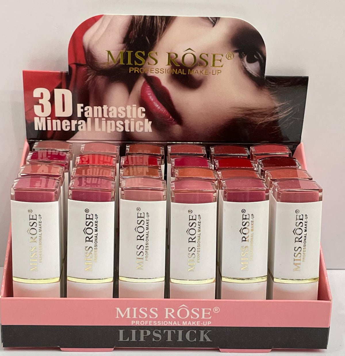 Miss Rose 3D Mineral Lipstick White