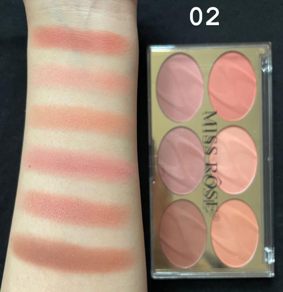 Miss Rose 6 Color Face Kit