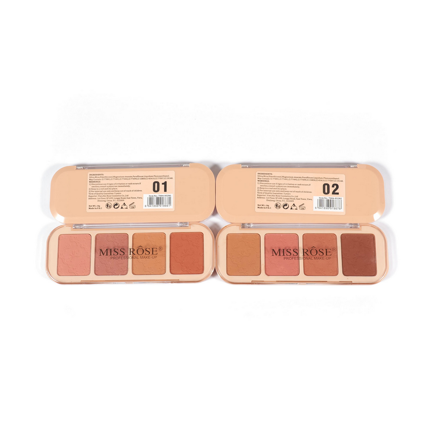 Miss Rose Butter Blend 4 Color Blush