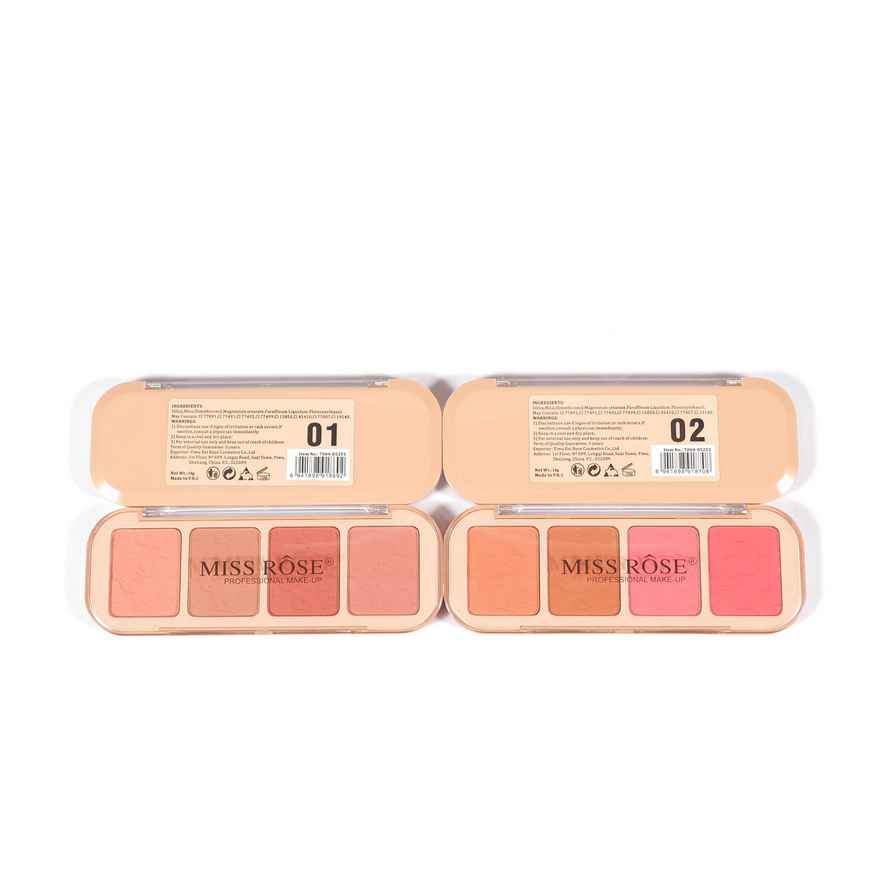 Miss Rose Butter Blend 4 Color Blush