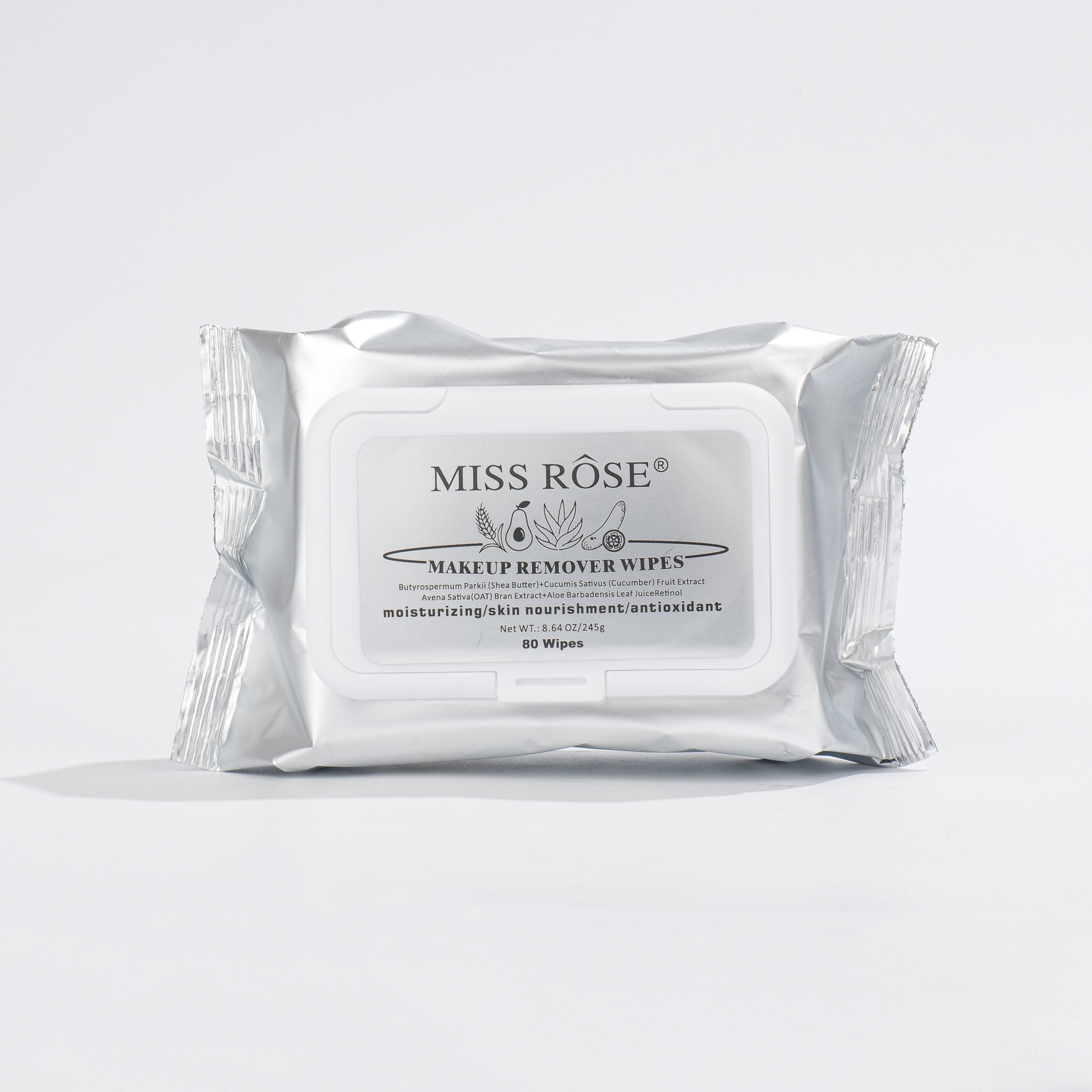 Miss Rose Fruity Makeup Remover Wipes