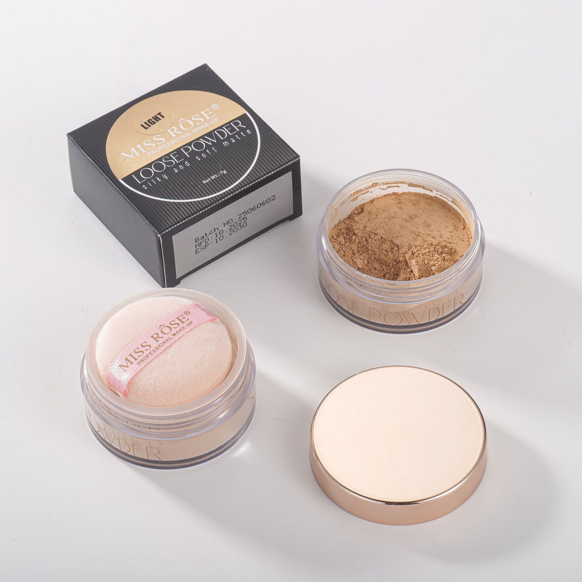 Miss Rose Loose Powder Silky & Soft Matte Finish