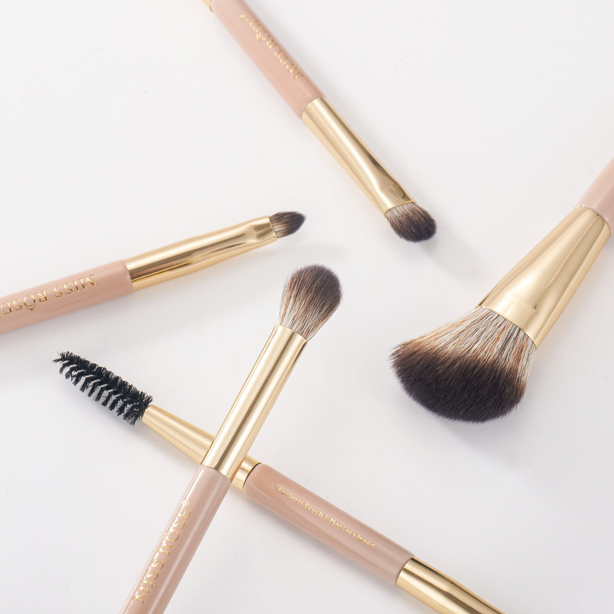 Miss Rose Professional 2 in 1 Dual Ended Brush Set
