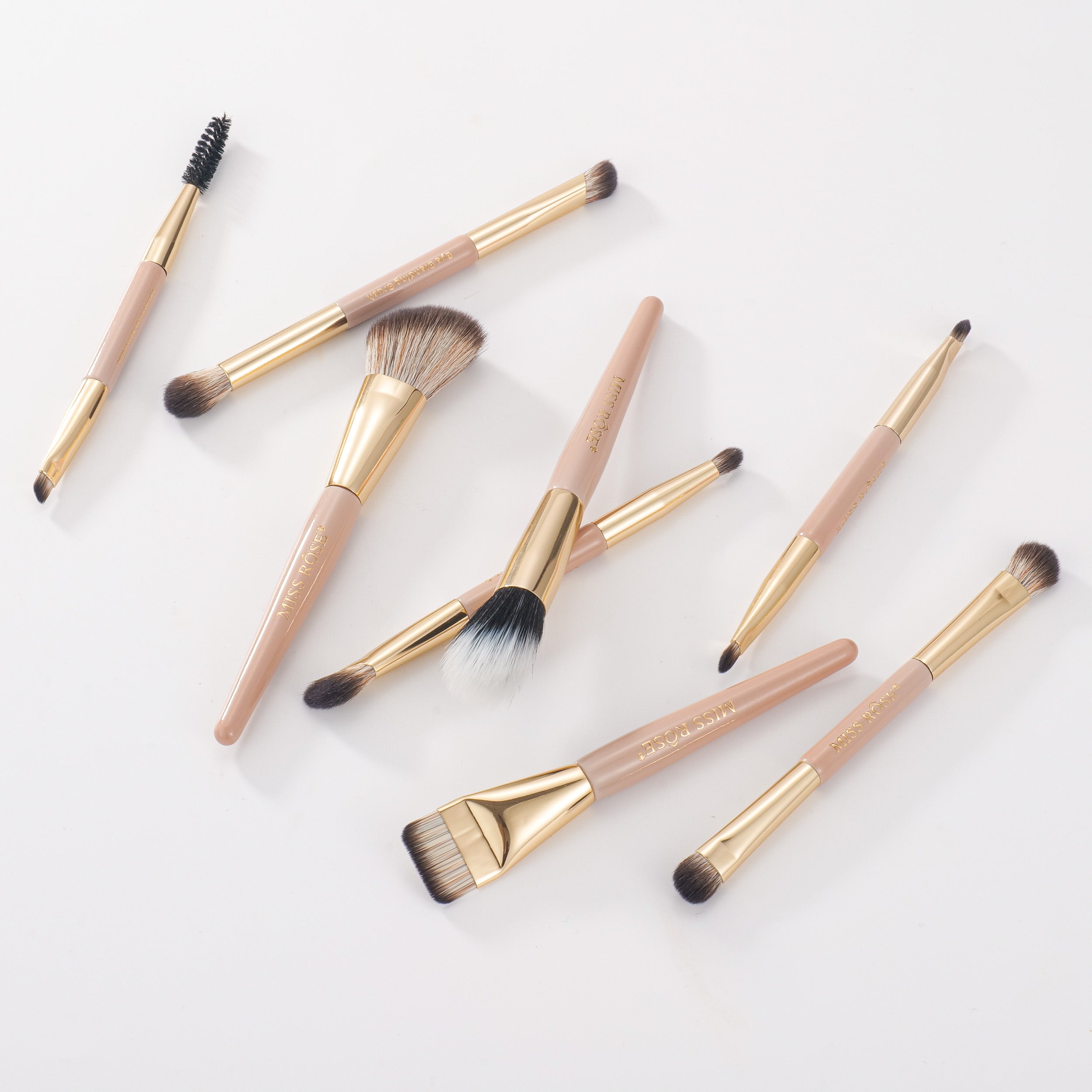 Miss Rose Professional 2 in 1 Dual Ended Brush Set
