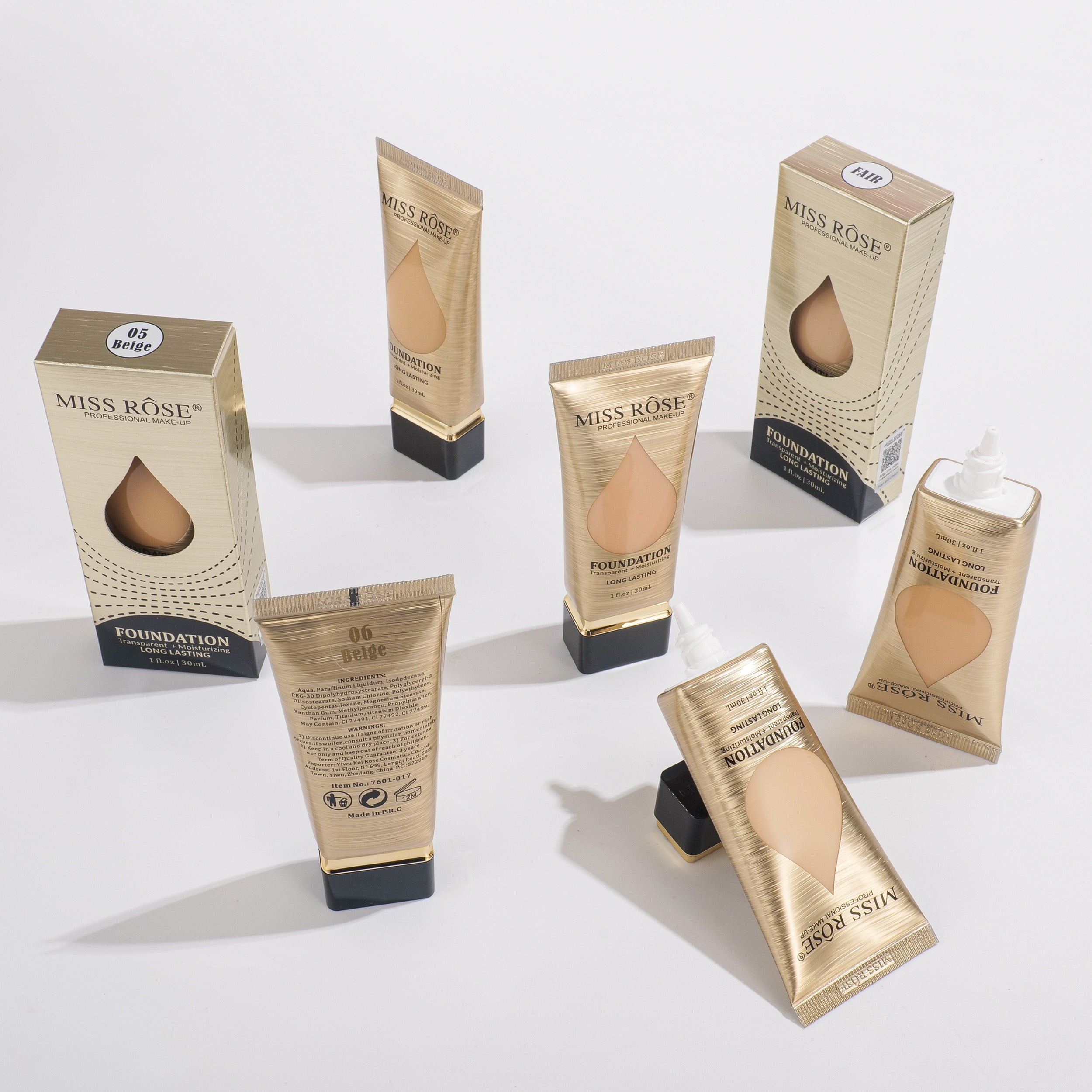 Miss Rose SPF Sun Protection Vitamin E BB Cream