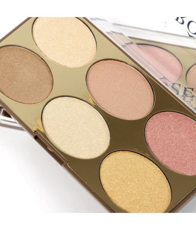 Miss Rose Gilded Ellipse Highlighters Kit