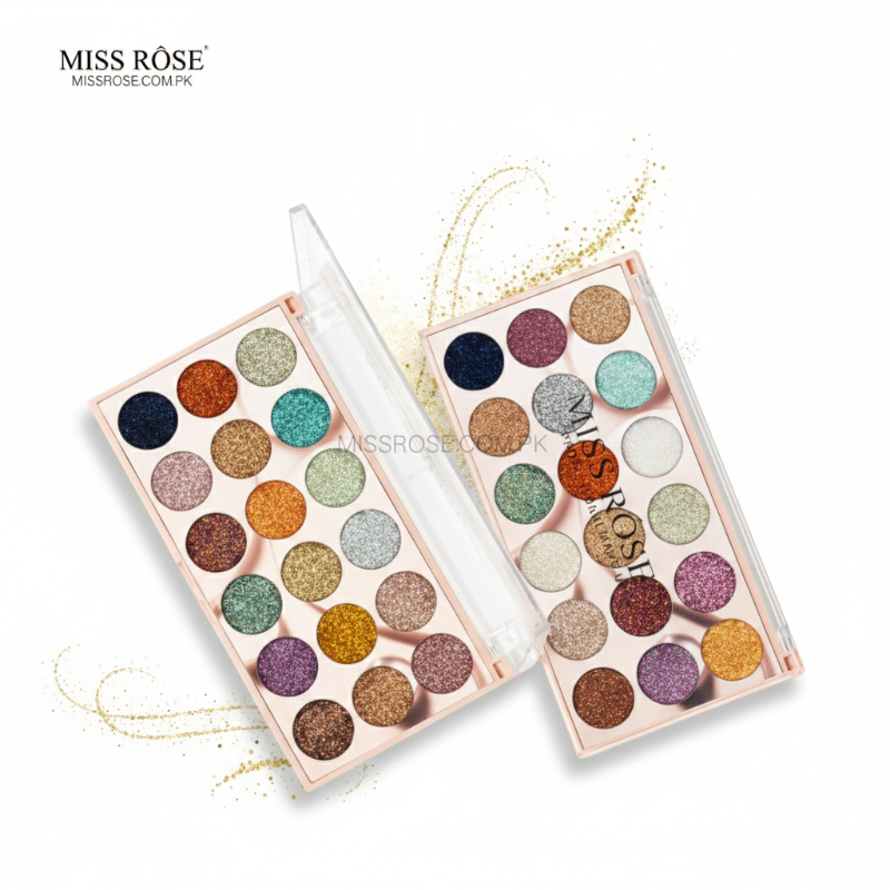 Miss Rose 18 color Mini Glitter Eye palette