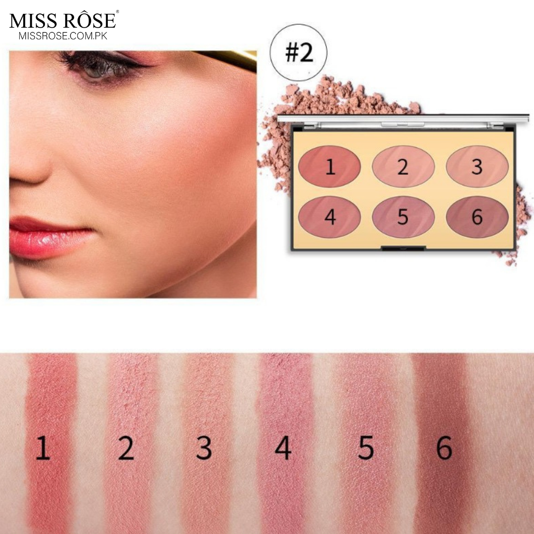 Miss Rose 6 Color Face Kit