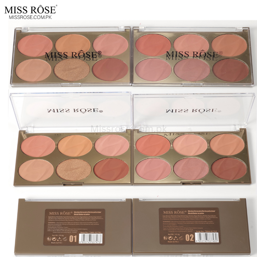 Miss Rose 6 Color Face Kit