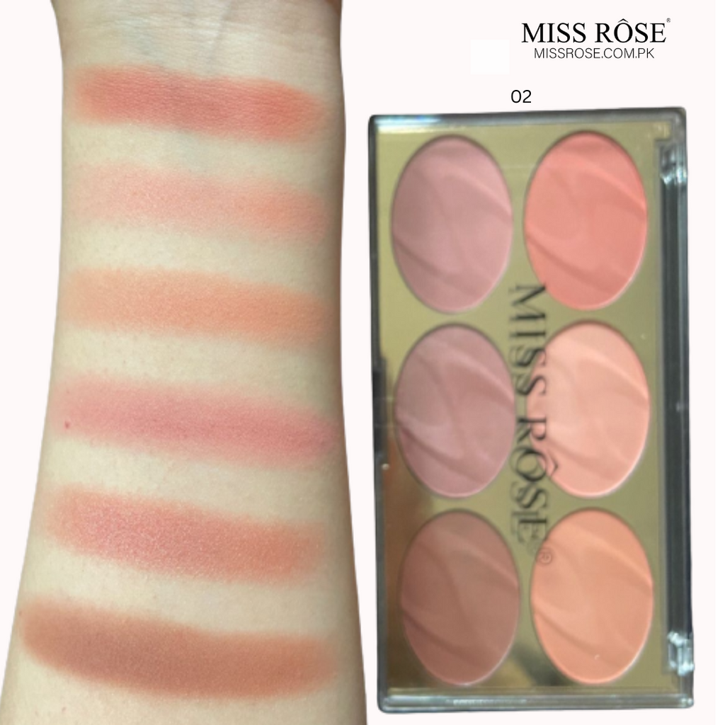 Miss Rose 6 Color Face Kit