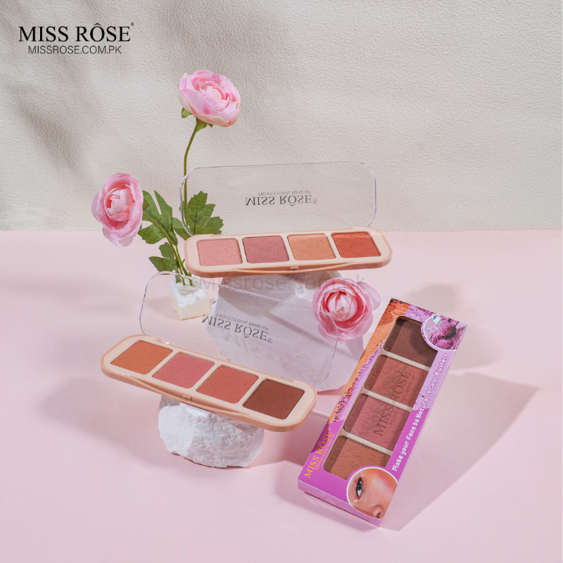 Miss Rose ButterBlend 4-Color Blush Palette