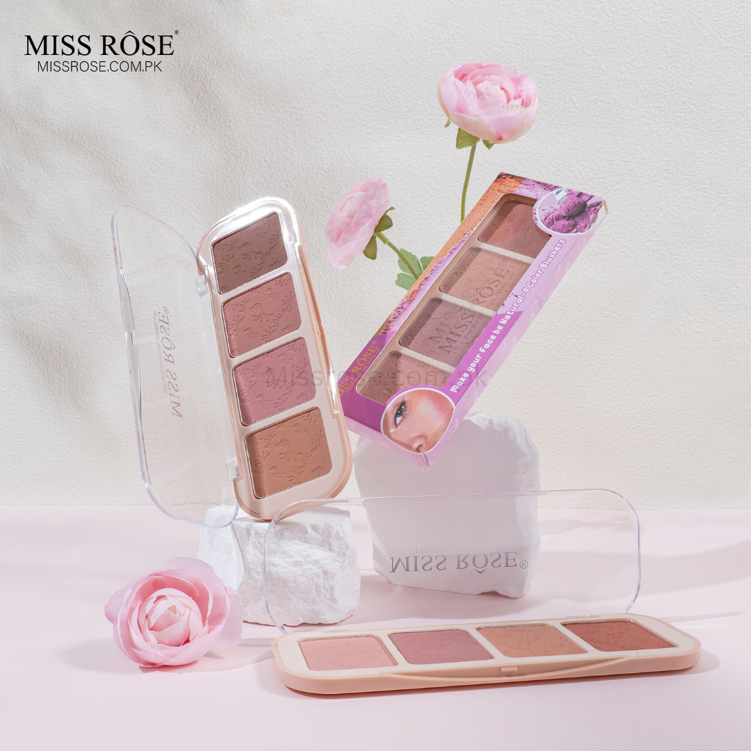 Miss Rose ButterBlend 4-Color Blush Palette