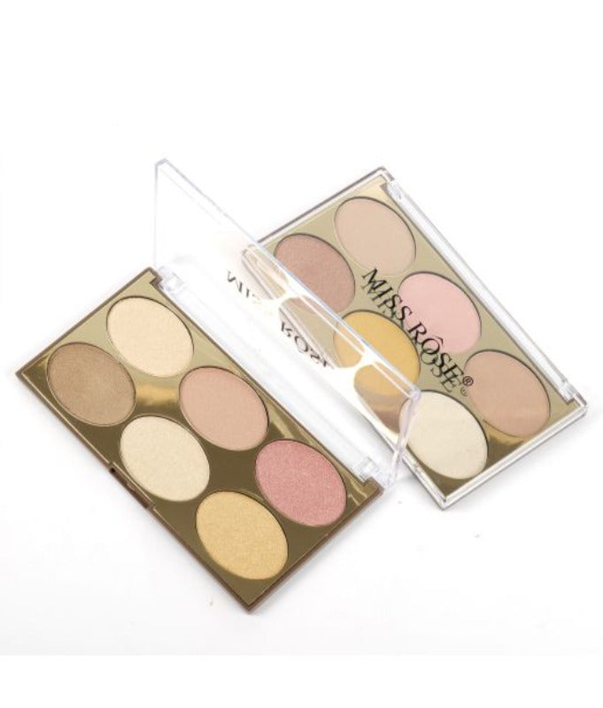 Miss Rose Gilded Ellipse Highlighters Kit