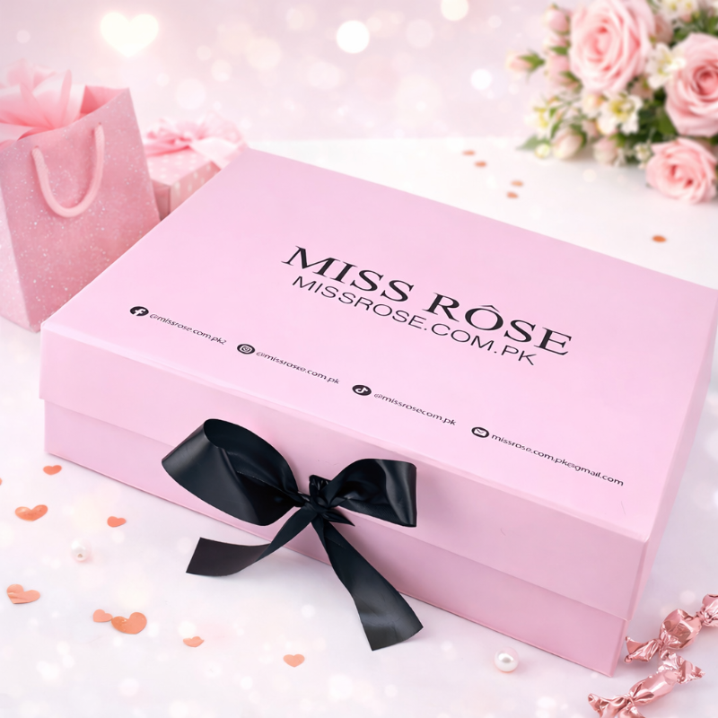 Miss Rose Com Pk Luxury Packaging Box (Free for Elite Orders Rs6999+)