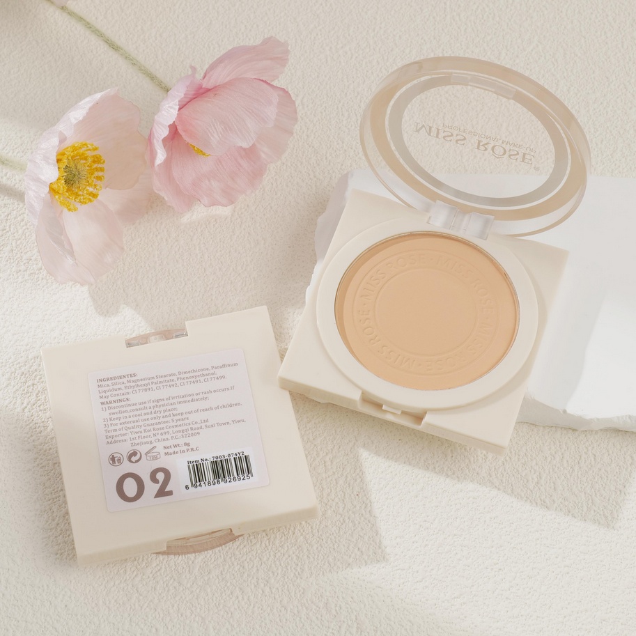 Miss Rose Flawless & Matte Compact Powder