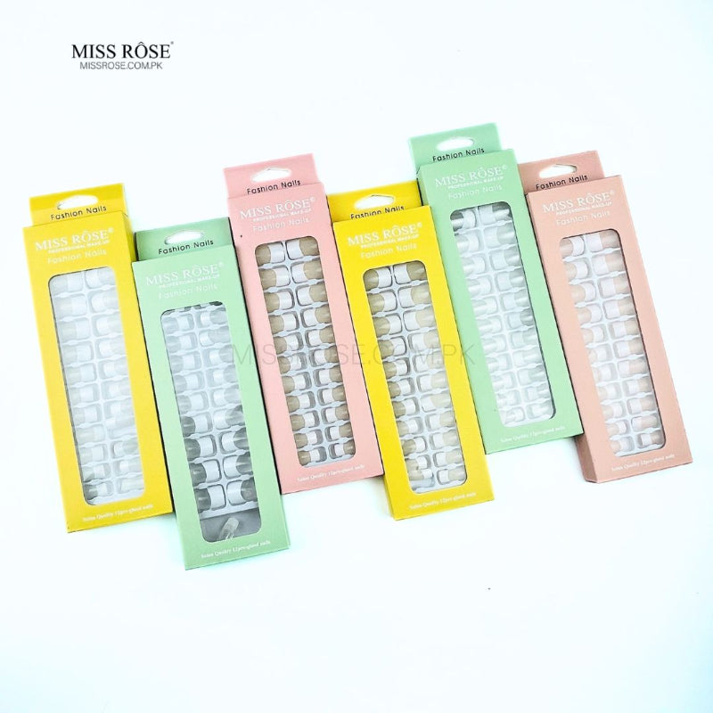 Miss Rose Manicure Stick On Nails