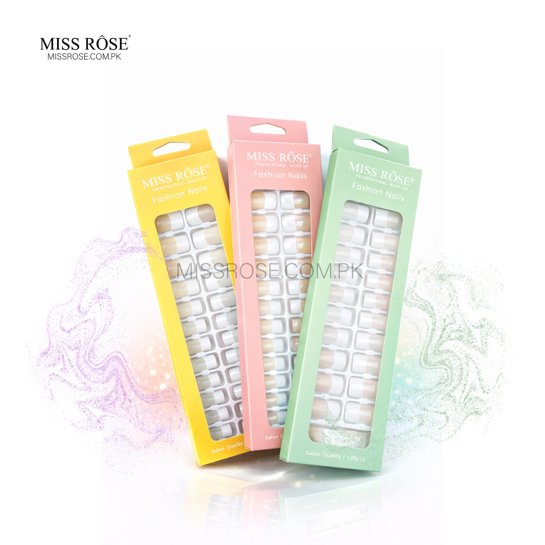 Miss Rose Manicure Stick On Nails