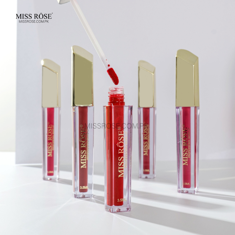 Miss Rose Princess Fan Crystal Lip Gloss