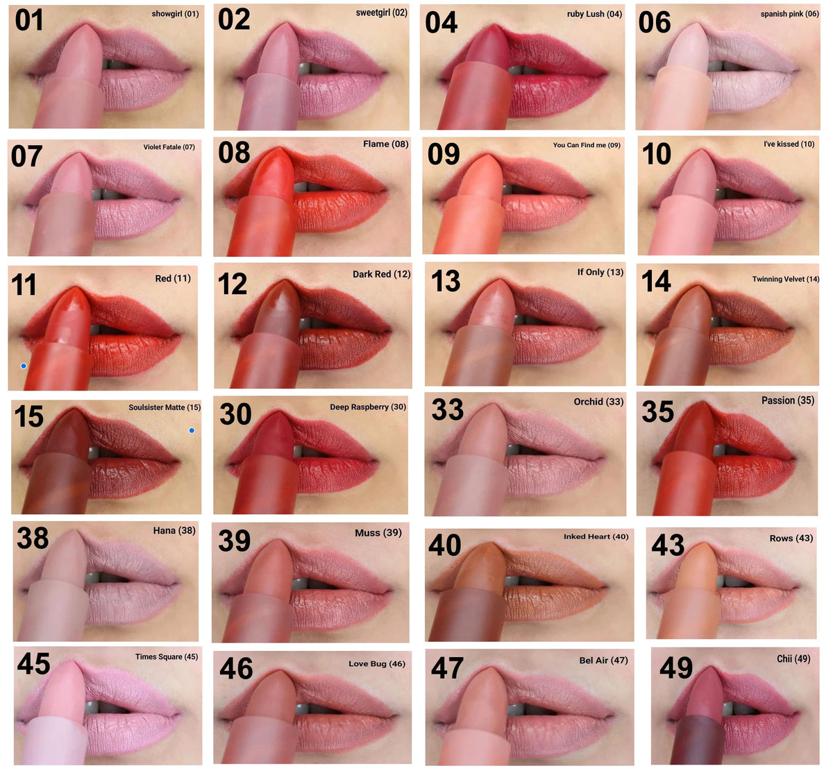 Miss Rose Velvet Matte Lipstick