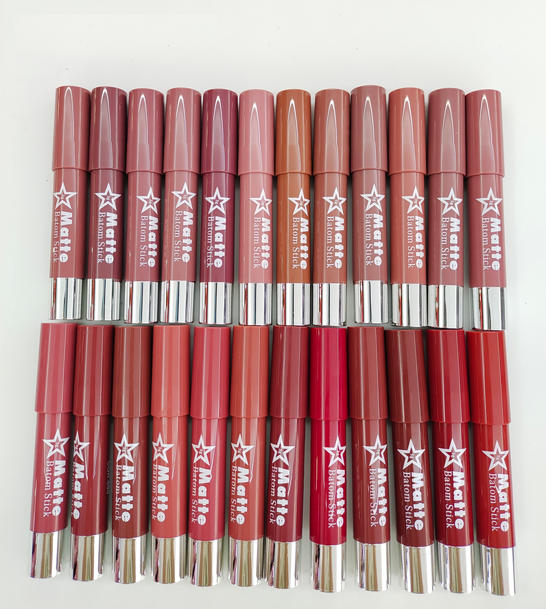 MISS ROSE Matte Lip Batom Crayon